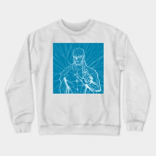 vecna the monster in upside down ecopop art the final boss Crewneck Sweatshirt